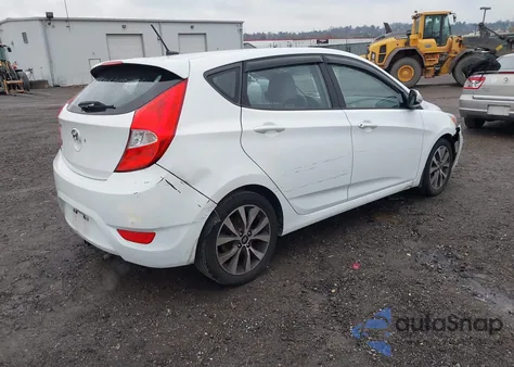 2015 Hyundai Accent Sport из США, поврежденный, VIN KMHCU5AE4FU200692